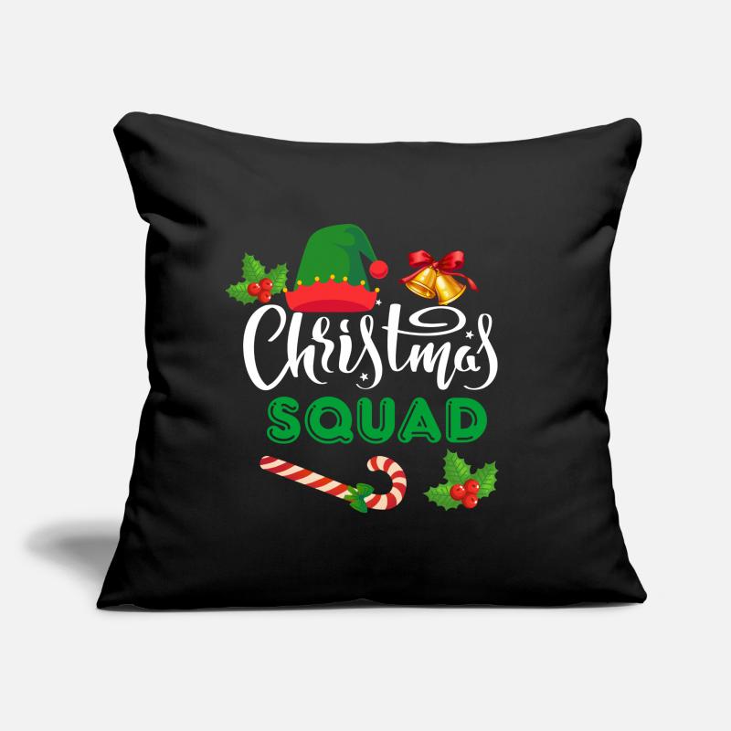 Weihnachtskader Sofakissen mit Füllung 45 x 45 cm