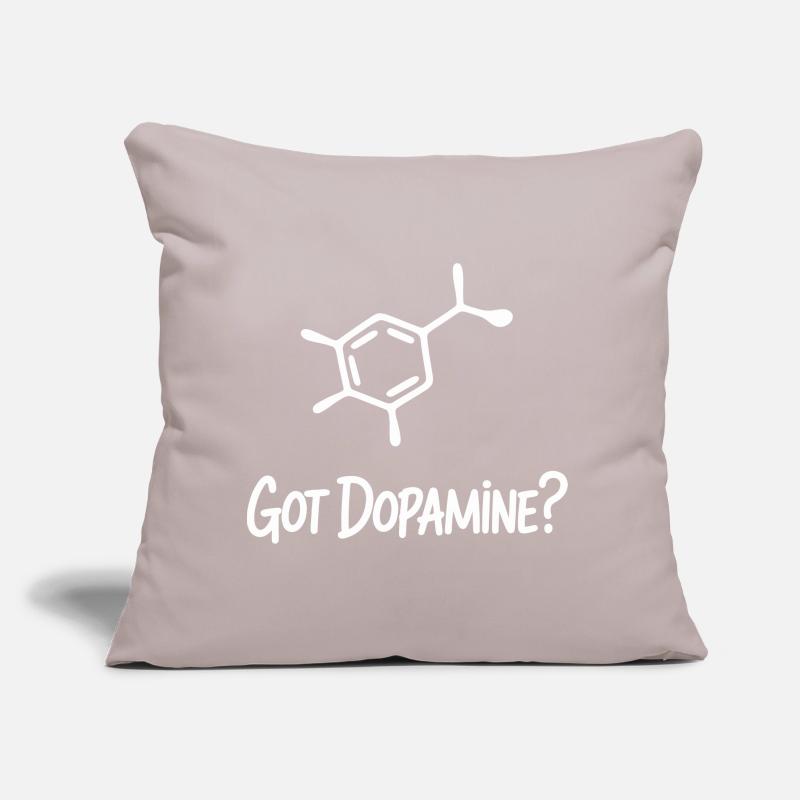 Dopamine Molecule Tee Coussin et housse de 45 x 45 cm