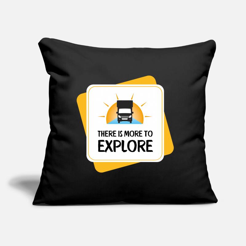 There Is More to Explore – Camper Sofa pillow with filling 45cm x 45cm