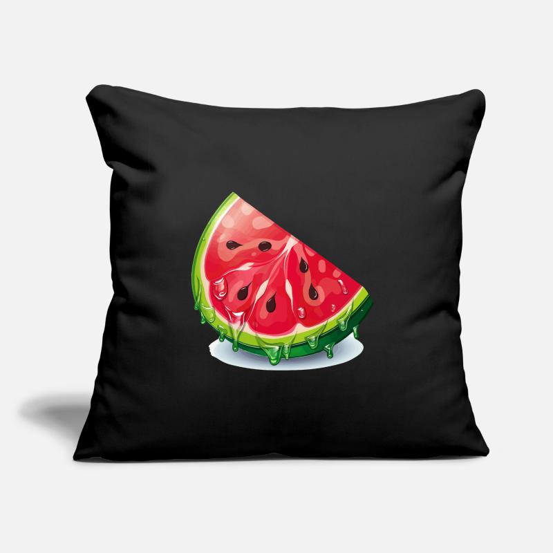 Tranche de pastèque Coussin et housse de 45 x 45 cm