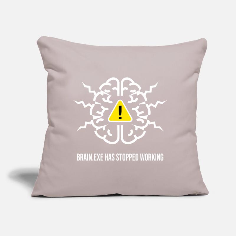 BRAIN.EXE HAS STOPPED WORKING - Brain Failure BL Sofa pillow with filling 45cm x 45cm