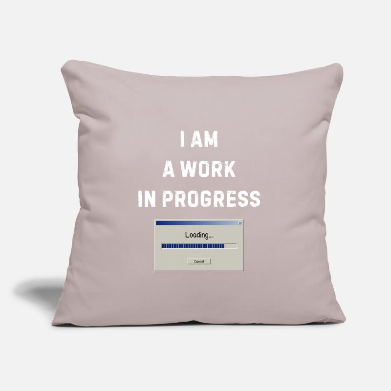 Work in progress – Loading bar Sofa pillow with filling 45cm x 45cm