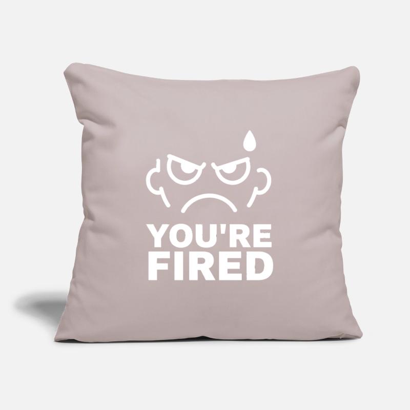 Angry Face Fired Sofa pillow with filling 45cm x 45cm