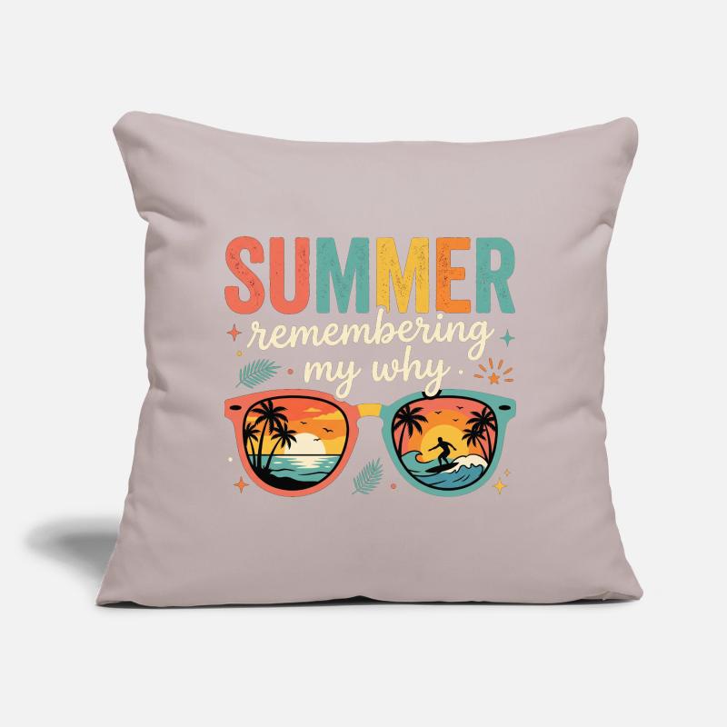 Summer Remembering My Why Sofa pillow with filling 45cm x 45cm
