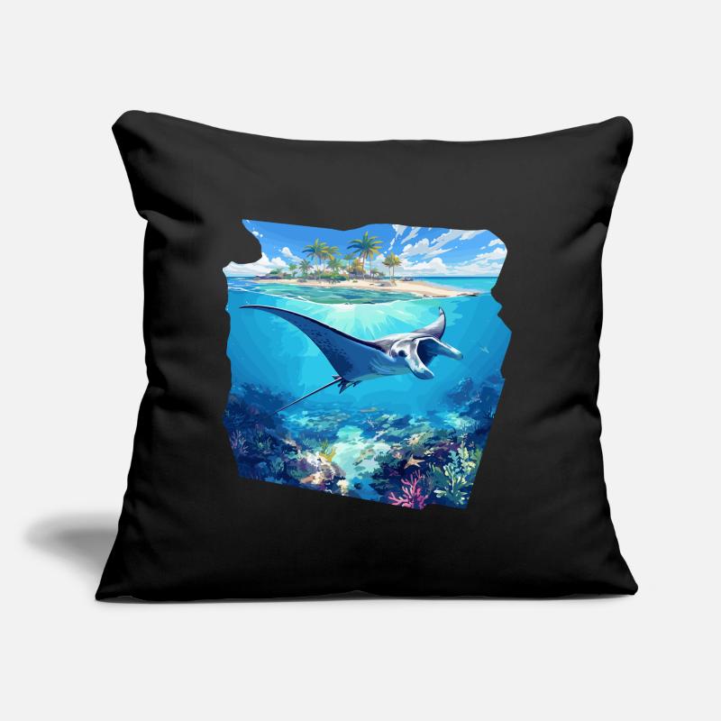 Rays Manta Rays Sofa pillow with filling 45cm x 45cm