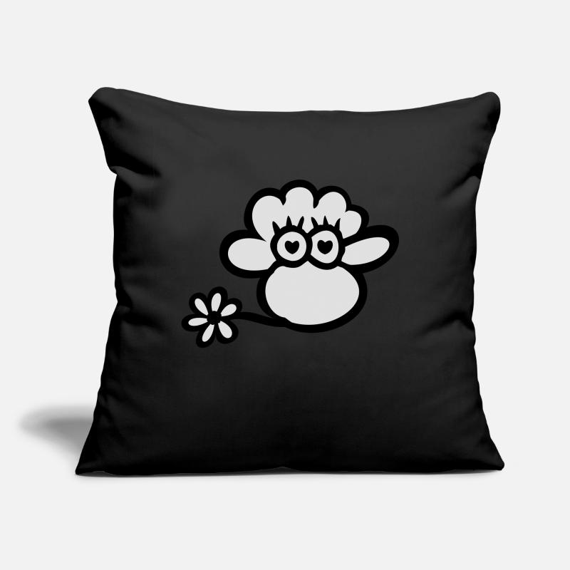 Verliebtes Sheepshead 2farbig Sofa pillow with filling 45cm x 45cm