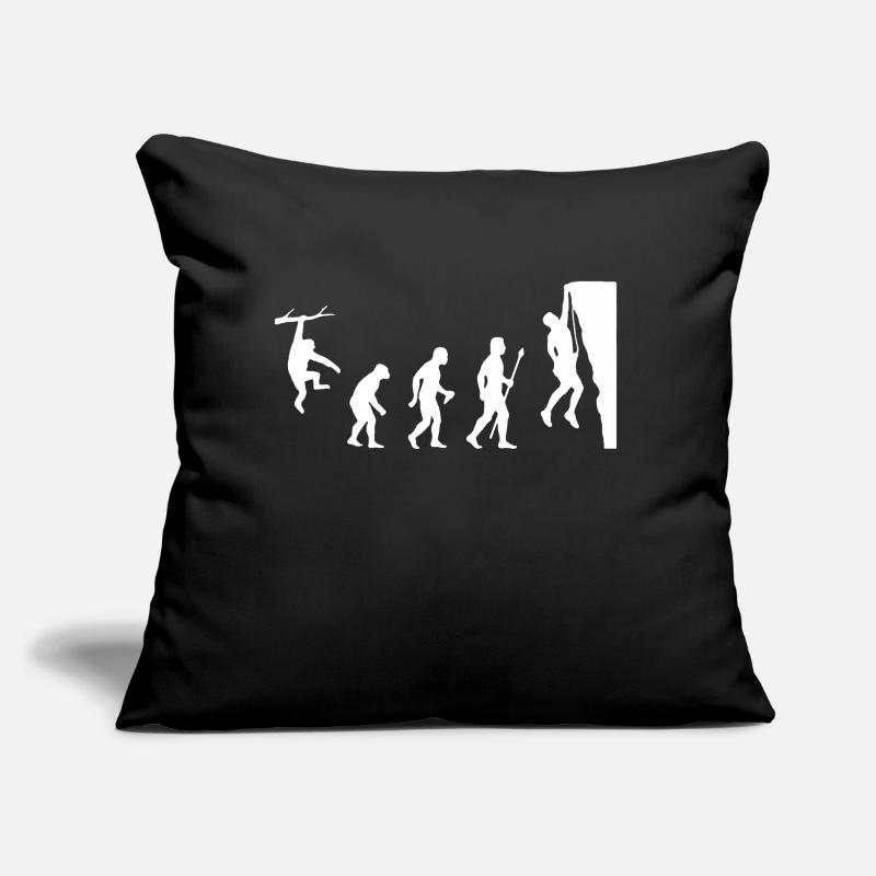 Rock Climbing Evolution Shirt Sofa pillow with filling 45cm x 45cm
