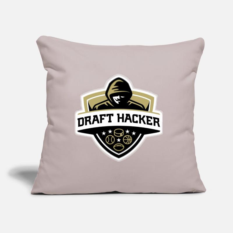 Draft hacker Sofa pillow with filling 45cm x 45cm