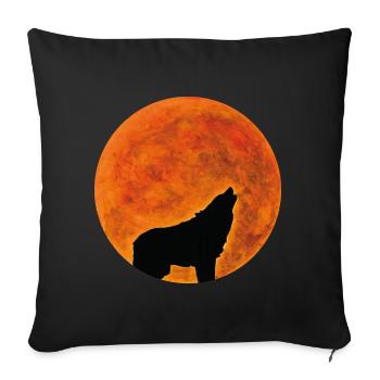 Call of the Harvest - Sofa pillow with filling 45cm x 45cm - black - Front
