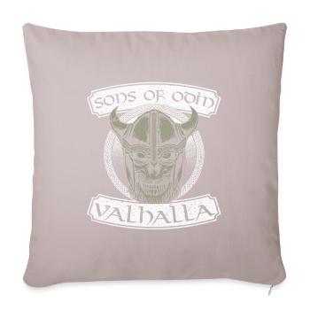 Viking Viking Valhalla Odin Thor Teutonic Wolf - Sofa pillow with filling 45cm x 45cm - light taupe - Front