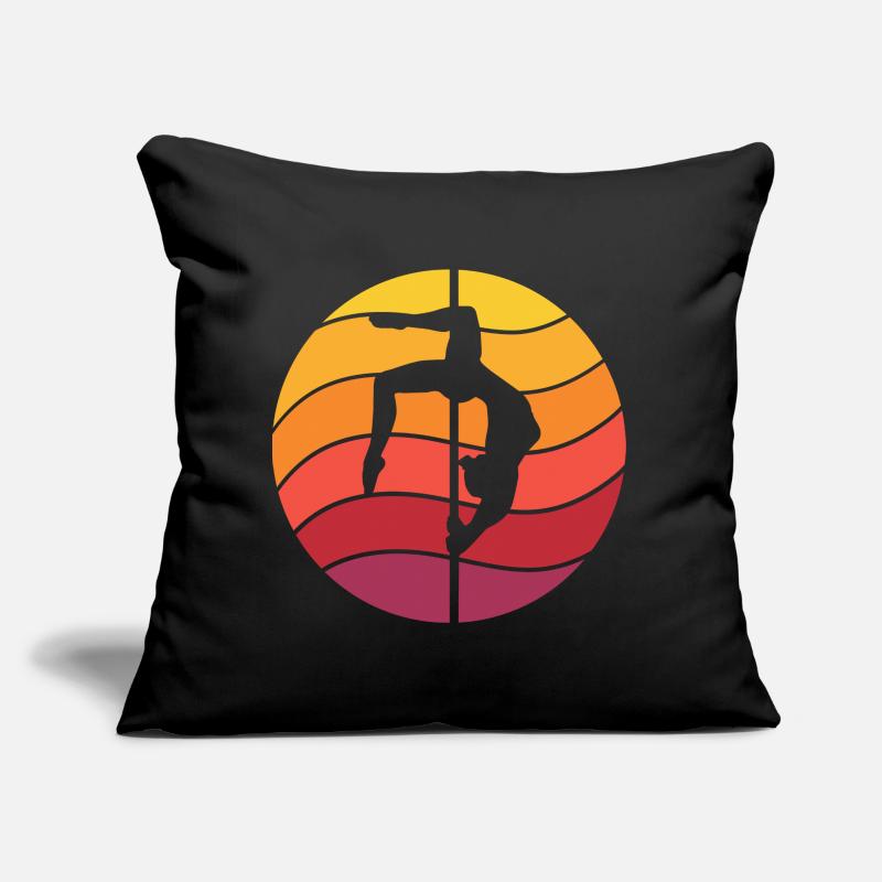 Pole Dance Retro Style Vintage Sofa pillow with filling 45cm x 45cm