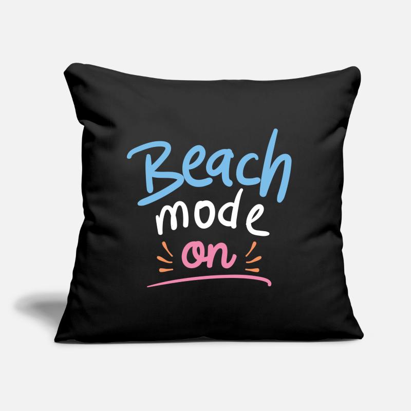 Beach Mode On Sofa pillow with filling 45cm x 45cm