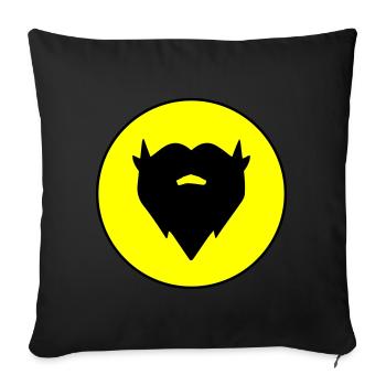 Bart symbol - Sofakissen mit Füllung 45 x 45 cm - Schwarz - Vorne