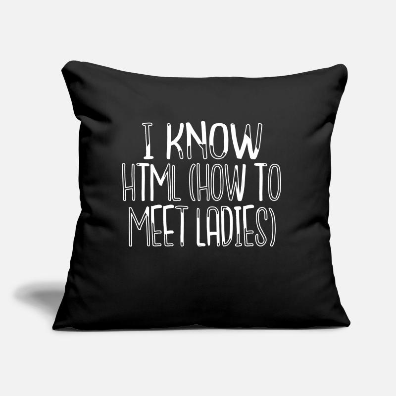 hacker ethical anonymous mask statement encrypt Sofa pillow with filling 45cm x 45cm