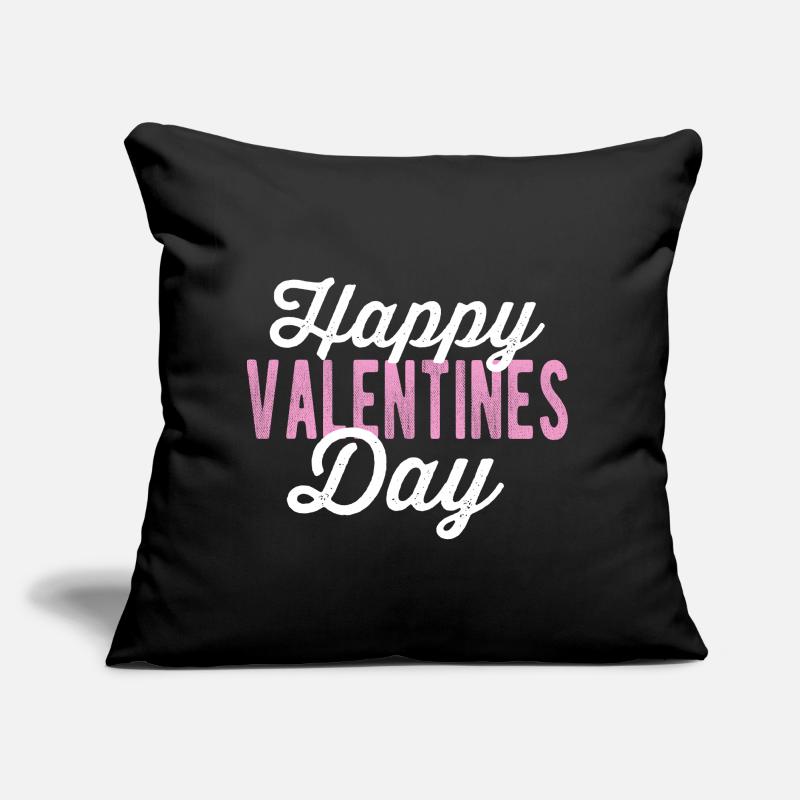 Joyeuse Saint-Valentin Cadeau de Saint-Valentin Amour Coussin et housse de 45 x 45 cm