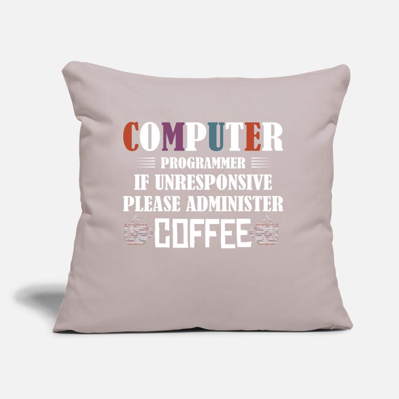 Computer Programmer Software Coding Sofakissen mit Füllung 45 x 45 cm