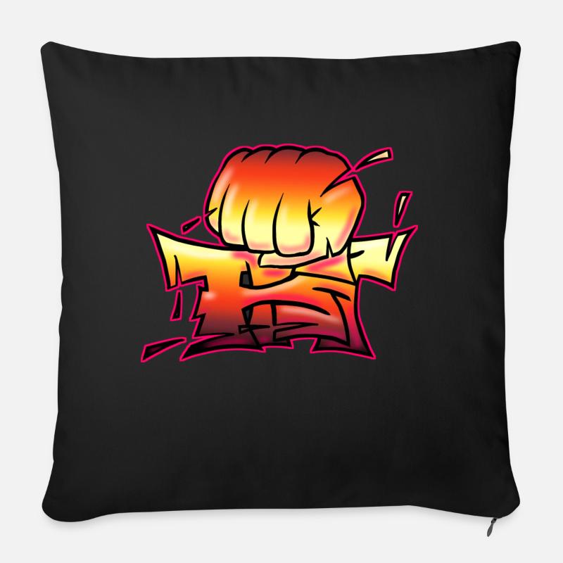 Fist - Sofakissen mit Füllung 45 x 45 cm - Schwarz
