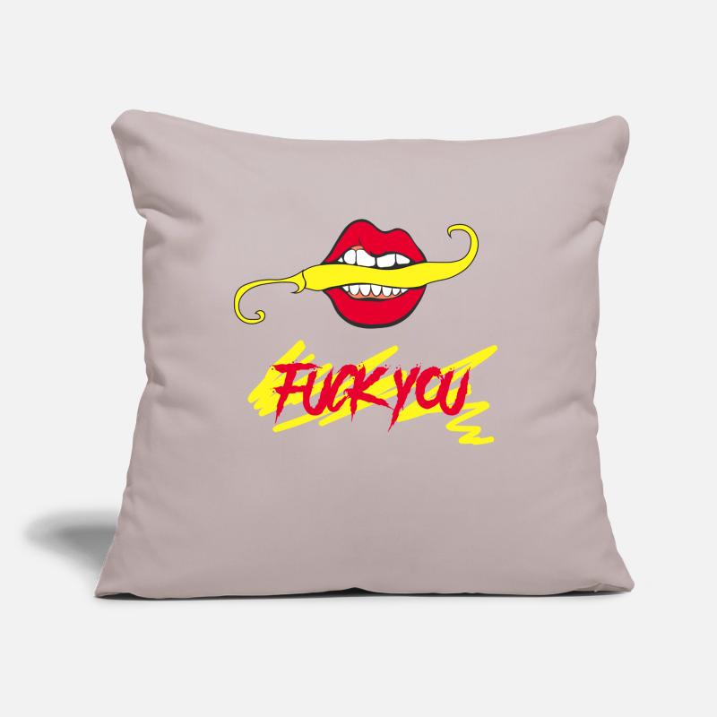 Fick dich Sofakissen mit Füllung 45 x 45 cm
