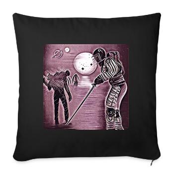 Men's Collection | Online Mode - Sofa pillow with filling 45cm x 45cm - black - Front