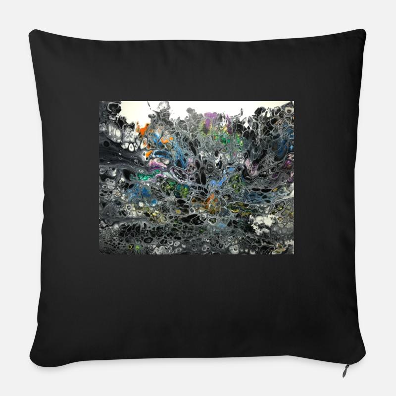 / Versement - Coussin et housse de 45 x 45 cm - noir