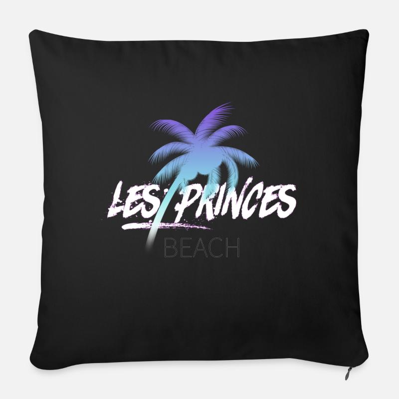 Les Princes Miami Beach Edition - Sofa pillow with filling 45cm x 45cm - black