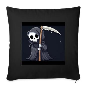 The Grim Reaper - Sofa pillow with filling 45cm x 45cm - black - Front