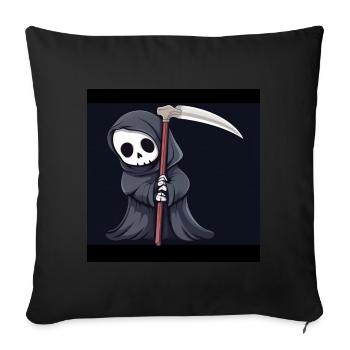 The Grim Reaper - Sofa pillow with filling 45cm x 45cm - black - Front