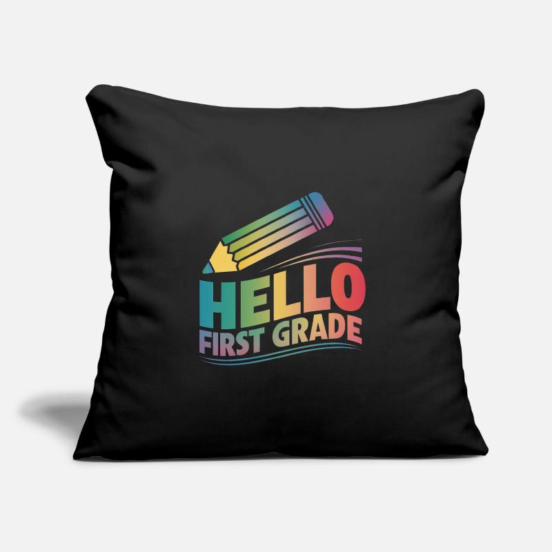 Hello First Grade Sofakissen mit Füllung 45 x 45 cm