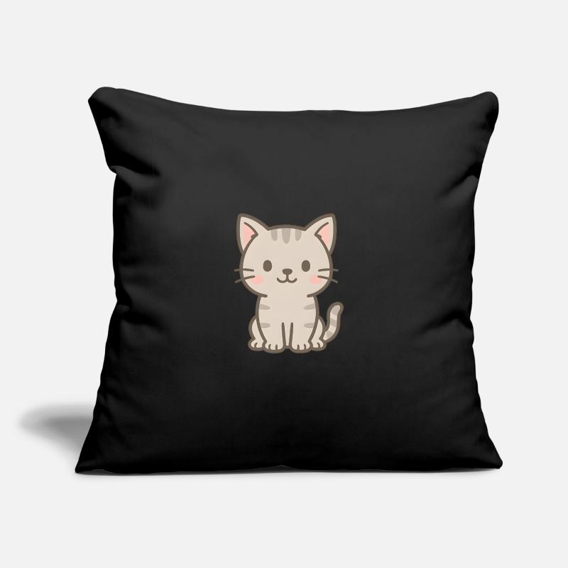 Mignon bébé chat Coussin et housse de 45 x 45 cm