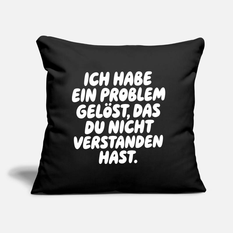 I solved a problem Saying Sofa pillow with filling 45cm x 45cm