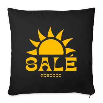 Salé Morocco Sun - Coussin et housse de 45 x 45 cm - noir - Devant
