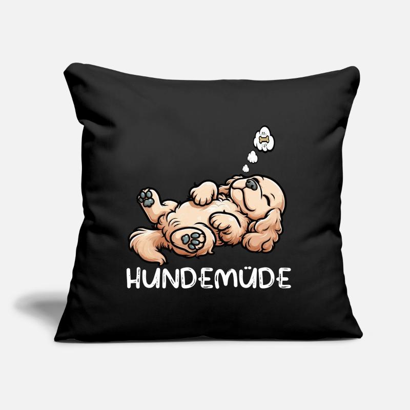 Hundemüde Cocker Spaniel Cockerhund Cockerbesitzer Sofakissen mit Füllung 45 x 45 cm