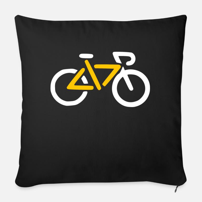 Programmierer Geek Code Fahrrad Bike - Sofakissen mit Füllung 45 x 45 cm - Schwarz