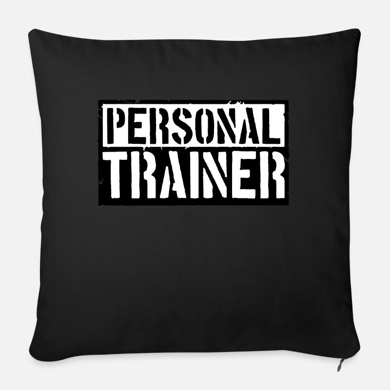 Bodybuilder Personal Trainer - Sofakissen mit Füllung 45 x 45 cm - Schwarz