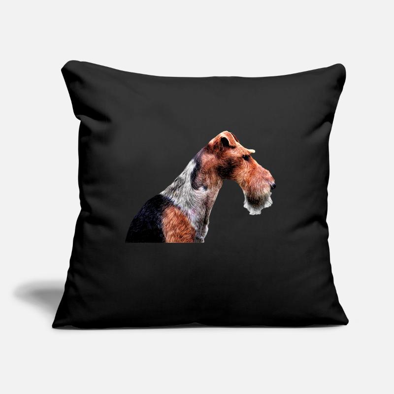 Fox terrier 2 Coussin et housse de 45 x 45 cm