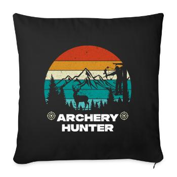 Archery Hunter - Sofakissen mit Füllung 45 x 45 cm - Schwarz - Vorne