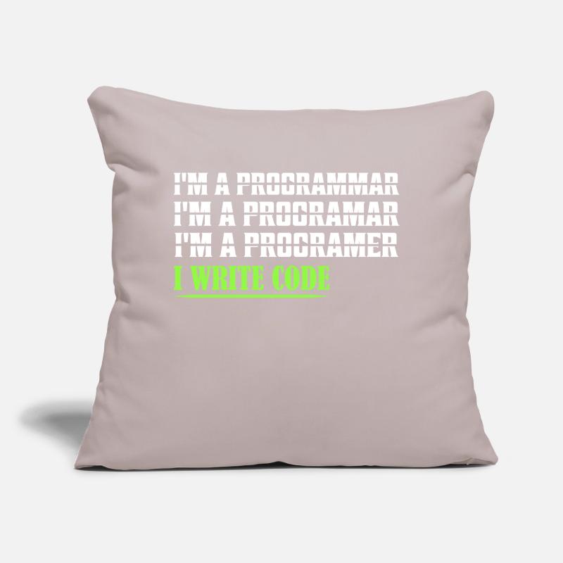 I'm A Programmar ........ I Write Code Coding Soft Sofa pillow with filling 45cm x 45cm