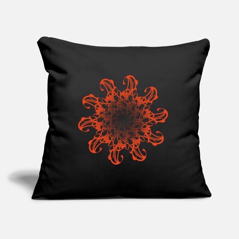 Random patterns rotated and dotted Sofa pillow with filling 45cm x 45cm