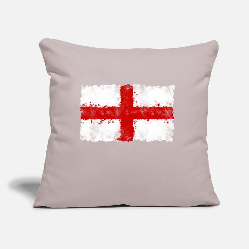 Drapeau de l'Angleterre, drapeau de l'Angleterre, Angleterre, Coussin et housse de 45 x 45 cm