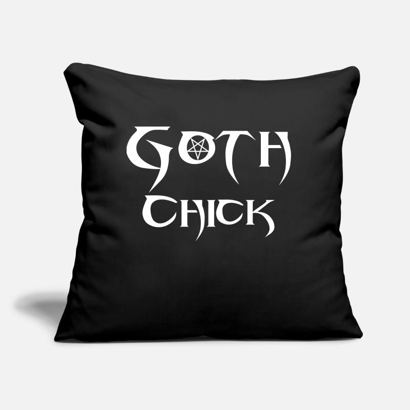 Goth Chick (Vector) Sofakissen mit Füllung 45 x 45 cm