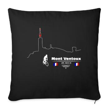 Vélo de route Mont-Ventoux, l’un de nos best-sellers - Coussin et housse de 45 x 45 cm - noir - Devant