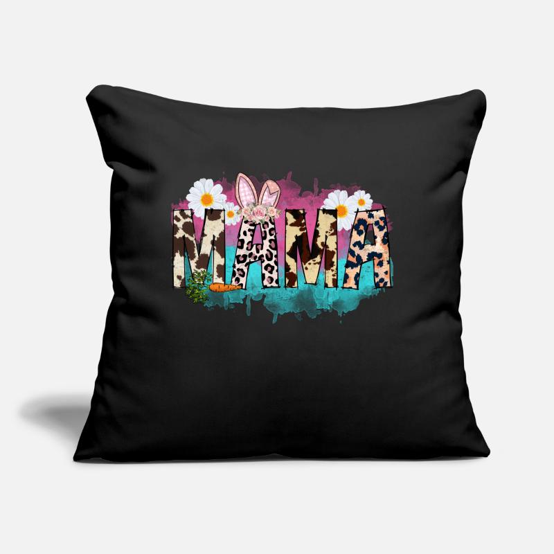 Happy Easter Easter Easter Egg Easter Celebration Easter Sofa pillow with filling 45cm x 45cm