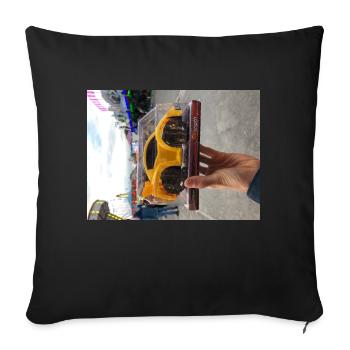 Voiture - Coussin et housse de 45 x 45 cm - noir - Devant