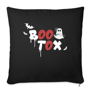 bootox - Coussin et housse de 45 x 45 cm - noir - Devant