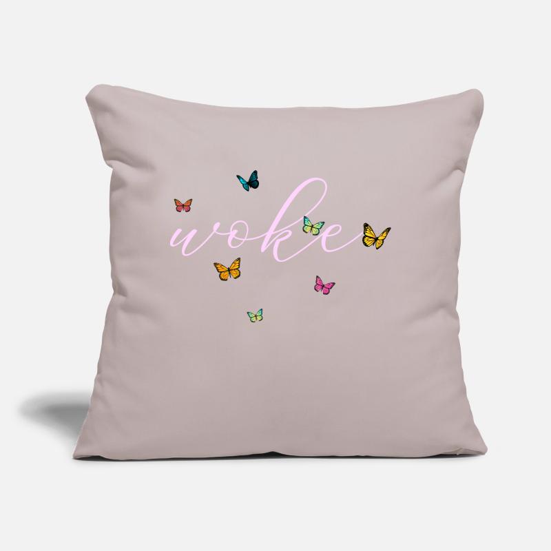 Autodérision : WOKE Coussin et housse de 45 x 45 cm
