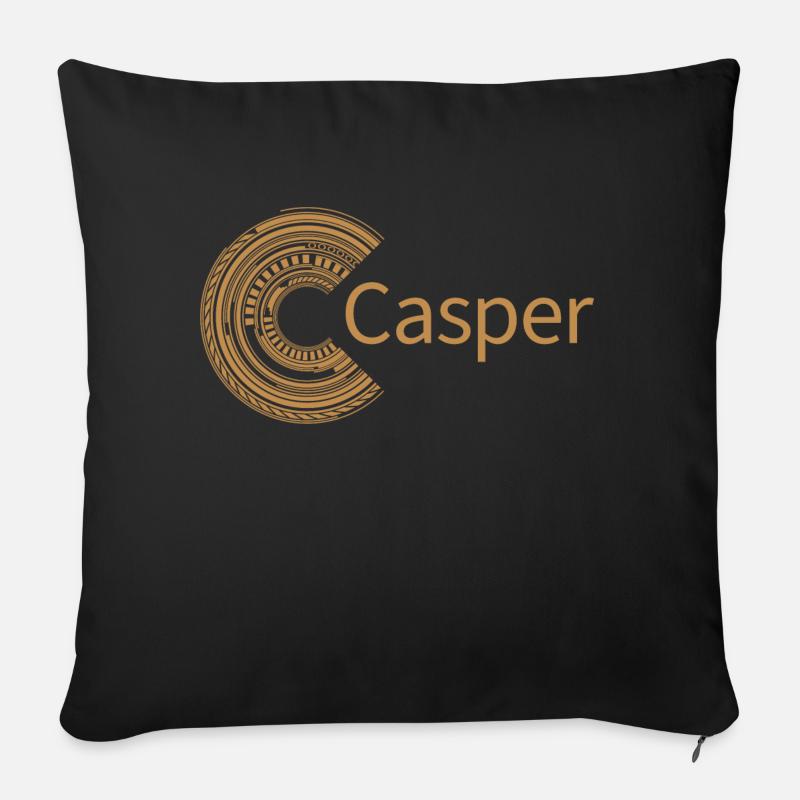 Für Casper - Sofakissen mit Füllung 45 x 45 cm - Schwarz