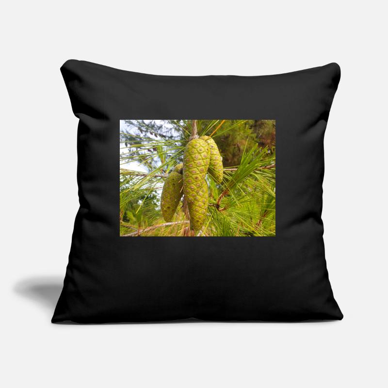 Aleppo pine also Jerusalem pine Aleppo-Kiefer Sofa pillow with filling 45cm x 45cm