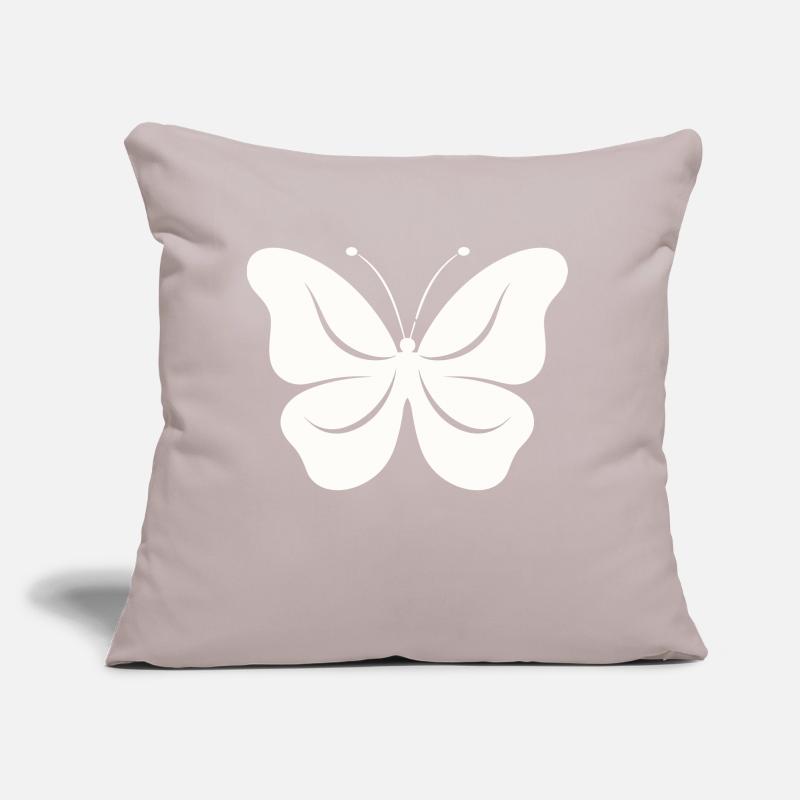 Der einfache Schmetterling Sofakissen mit Füllung 45 x 45 cm