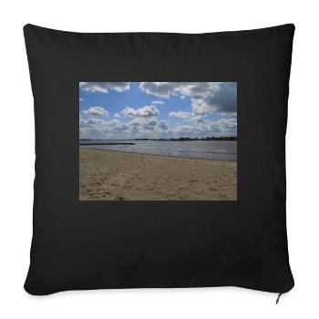 Night Courier Rose - Sofa pillow with filling 45cm x 45cm - black - Front