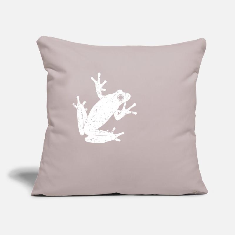 Grenouille Coussin et housse de 45 x 45 cm
